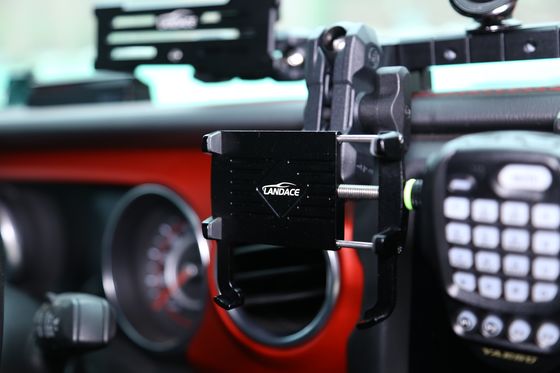 กระบวนการ CNC เครื่องแปรรูปสกัดอลูมิเนียม คอนโซลศูนย์ Bแร็คet Gopro Holder สําหรับ Jeep Wrangler