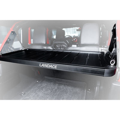 Jeep Cargo ชั้นวางสินค้าภายใน อลูมิเนียมดํา Extrusion ใช้สําหรับสินค้าเก็บ