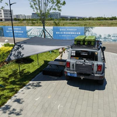 พื้นที่ใหญ่ มหาวิทยาลัย กันน้ํารถยนต์ ครีมกันแดด Canopy สําหรับ RV SUV หลังคา แร็คs แคมป์กลางแจ้ง