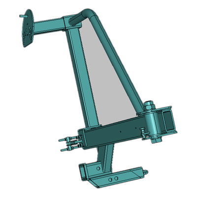เครื่องขนล้ออะไหล่สีดําสําหรับรถนอกถนน ออกแบบและผลิตโดย Custom Metal Fabrication
