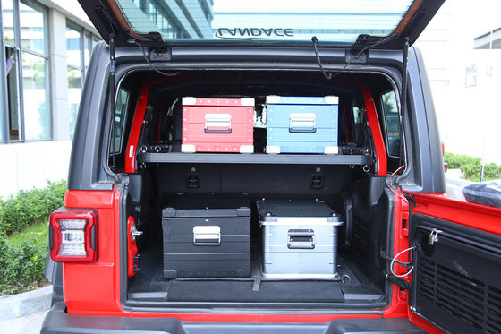 อุปกรณ์เสริมการปรับปรุงยานยนต์นอกถนน ชั้นวางของรถยนต์สําหรับ Jeep Wrangler JL