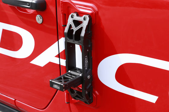 ปั่นเท้ารถยนต์ที่พับได้สําหรับ Jeep Wrangler JL JK การเข้าถึงหลังคาง่าย