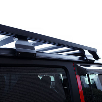 Jeep Wrangler 2008-2013 1500*1425*55 มิลลิเมตร พาวเดอร์โค้ท แร็คหลังคาเรียบพร้อมบันไดข้าง