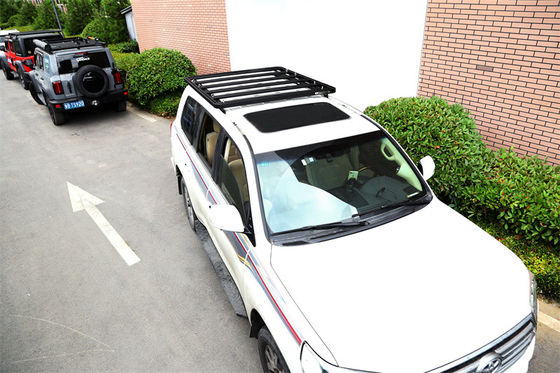 TOYOTA LC 200 แร็คหลังคาเรียบ ธาตุอัลลูมิเนียมผสมเบา