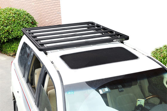 TOYOTA LC 200 แร็คหลังคาเรียบ ธาตุอัลลูมิเนียมผสมเบา
