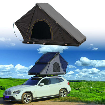 4x4 อุปกรณ์เสริมหลังคารถนอกถนน Clamshell อลูมิเนียม hard shell หลังคาเต็นท์ 4 คน