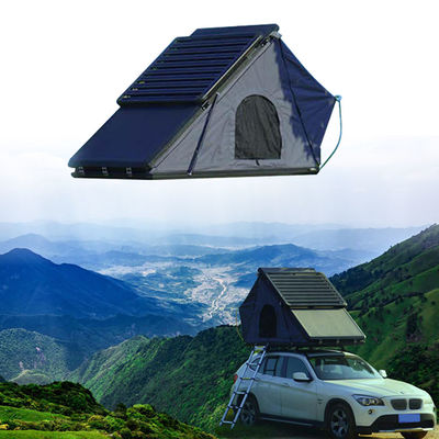 4x4 อุปกรณ์เสริมหลังคารถนอกถนน Clamshell อลูมิเนียม hard shell หลังคาเต็นท์ 4 คน