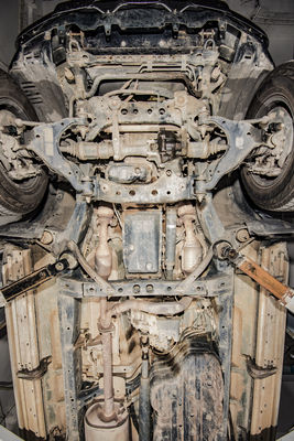 ป้องกันเครื่องยนต์ Toyota Prado120 ด้วยการติดตั้งง่าย
