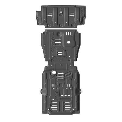 อลูมิเนียมสลัด Mercedes G500 ชาซี ป้องกันเครื่องยนต์ Skid Plate การติดตั้งง่าย
