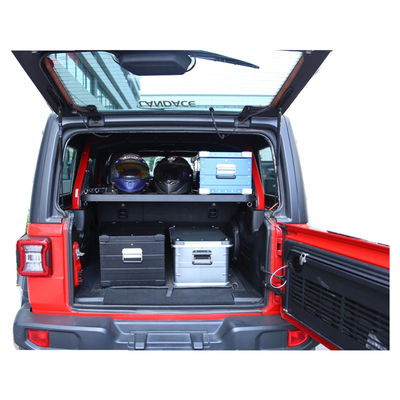 รากภายในสําหรับ Jeep Wrangler ห้องแบรกเกจหลังในสีดํา OEM รับ