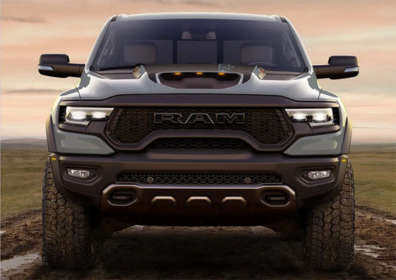 สีดําอลูมิเนียมสแตนเลส DONGE RAM ชาซีสกิดเพลตสําหรับ 4x4 รถยนต์ Accessdries