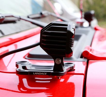 อลูมิเนียม Hood Bแร็คet แสงติดตั้ง Bแร็คets สําหรับ Jeep Wrangler