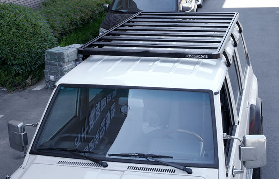 รากหลังคานอกถนนสําหรับ NISSAN Y60 รากกระเป๋าสตางค์เคลือบผงดํา