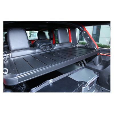 4x4 อุปกรณ์เสริมรถยนต์ รางกระเป๋าสตางค์เคลือบผงดําสําหรับ Jeep Wrangler JL JK