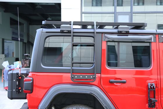 JEEP 18-23 Wrangler Rubicon Side หลังคา Climbing Ladder โดยแลนเดส เพื่อการติดตั้งง่าย