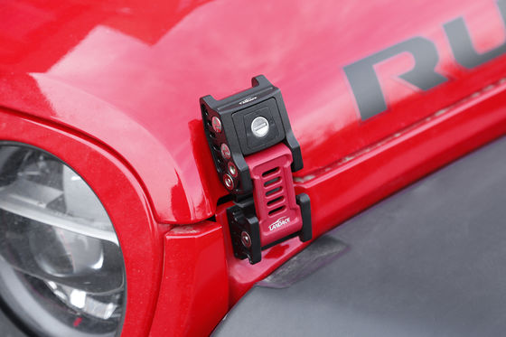 แฮร์ด Anodizing หนักงาน CNC เครื่องจักรกล Hood Lock ประกอบการสําหรับ Jeep Wrangler 0.35 กิโลกรัม / PC