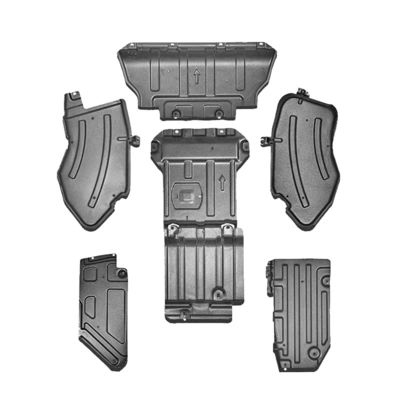 สารสกัดอลูมิเนียมเงิน ภายใต้ครอบเครื่องยนต์สําหรับ Wrangler JK JL Off-ถนน 4X4