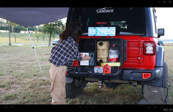 Jeep JL กล่องเก็บประตูหลังสําหรับการปรับปรุงและการปรับปรุง Off-ถนน สําหรับ Wrangler JK