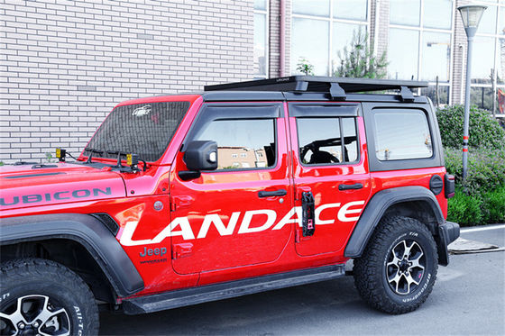 Jeep Wrangler JL JK อลูมิเนียมสับสนธ์ รากหลังคาสําหรับอุปกรณ์เสริมภายนอก