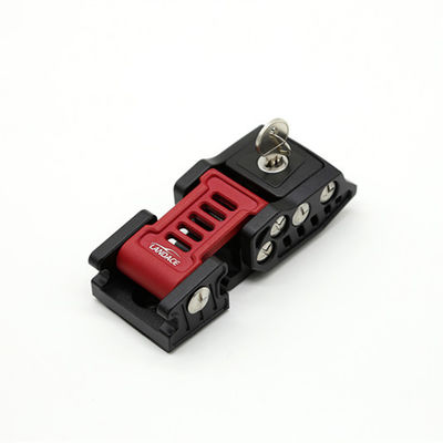 อลูมิเนียมสลอย โฮดล็อคล็อคสําหรับ JEEP Wrangler JK / JL รถนอกถนนสีดําแดง