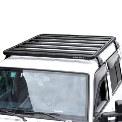 รากหลังคาสแตนเลสอลูมิเนียมที่แยกออกได้ตามสั่ง สําหรับ Toyota Land Cruiser 1400X1320mm