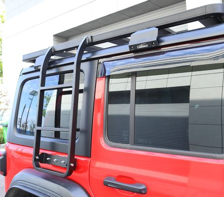 Landace หลังคา แร็ค Side Ladder Kit เหมาะสมกับรถยนต์จีป วรางเลอร์ 833 * 400 * 261 มม.
