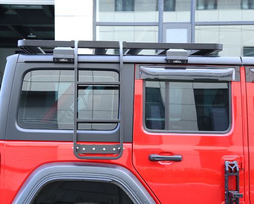 Landace หลังคา แร็ค Side Ladder Kit เหมาะสมกับรถยนต์จีป วรางเลอร์ 833 * 400 * 261 มม.