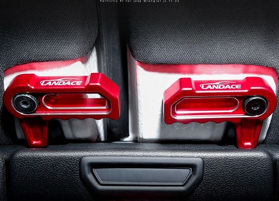 การถอดรั้วที่แข็งแรงสีแดง การจับสวิทช์สําหรับ JEEP Wrangler JK / JL การถอดรั้วที่ไม่ยุ่งยาก