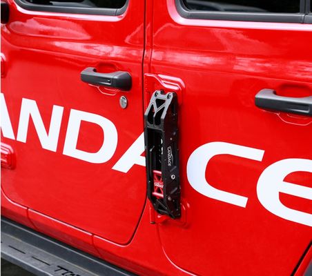 2016-2018 Wrangler อัลลูมิเนียมสับสน์ ดํา ด้านประตูบันไดสําหรับ Wrangler ชื่นชอบ