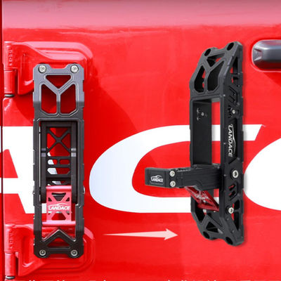 พิสูจน์อลูมิเนียมสับพับประตู Hinge ขั้นตอนเท้าปิดบันได Kit สําหรับ Jeep Wrangler