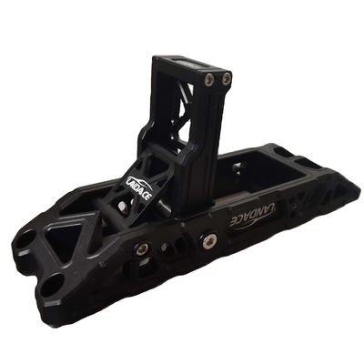 จีอีพี (JEEP) สอดคล้อง สีดํา Anodized Foot Rest Pegs สําหรับการติดตั้งง่ายบนประตูปีน