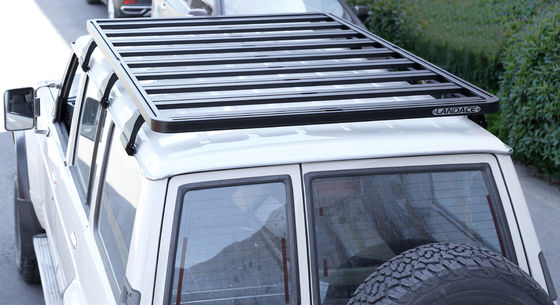 Tule Jeep Y60 รถยนต์นอกถนน แร็ค หลังคาด้วย 1540X1425mm Steel Aluminium การปรับปรุง