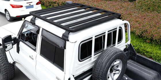 รากหลังคาอัลลูมิเนียมเบาสําหรับ Toyota Land Cruiser LC79 4x4 น้ําหนักสุทธิ 25.6kg