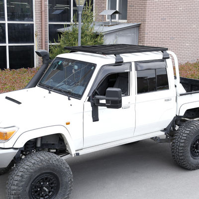 ตะกร้าหลังคาเหล็กดํา รากหลังคาสําหรับ Toyota Land Cruiser LC79 SUV Fj Cruiser และ Prado