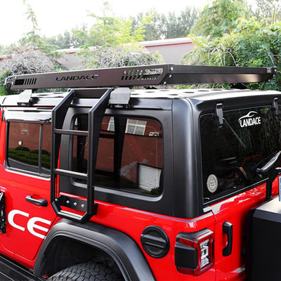 ความจุหนักสูง Jeep Wrangler หลังคา แร็ค กระเป๋าสตางค์ที่มีบันไดบูรณาการ ความจุ 400kg