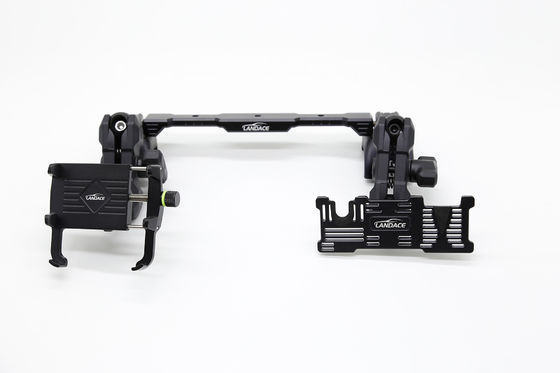 ตัวถือโทรศัพท์ Multi-Mount Dash + GoPro Mount พร้อมรถเลื่อนอลูมิเนียม มุมยืดหยุ่นสําหรับ 2018-2022 Jeep Wrangler