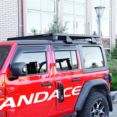 Jeep Wrangler หลังคา แร็ค 4 รันเนอร์ สีดํารถหลังคา ถุงกระเป๋า 1500 * 1425 * 55mm