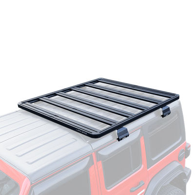 การติดตั้งรวดเร็วและง่าย สีดํา 4x4 อลูมิเนียมสับสนธิ แร็ค หลังคาสําหรับ Jeep Wrangler JL