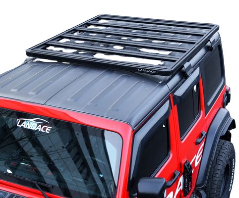 การติดตั้งรวดเร็วและง่าย สีดํา 4x4 อลูมิเนียมสับสนธิ แร็ค หลังคาสําหรับ Jeep Wrangler JL