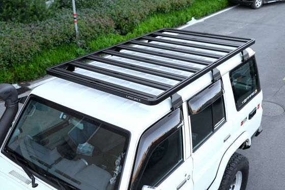 มหาวิทยาลัย 4X4 อลูมิเนียมเหล็ก Cargo Carrier Basket หลังคา แร็ค สําหรับ SUV Jimny Fj Cruiser 4นักวิ่ง 1540X1425mm