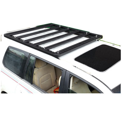 รากหลังคาสําหรับ Toyota Land Cruiser LC200 พื้นผิวอ๊อกซิเดตแบบแอโนด เหมาะสําหรับ LC200